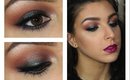 Blue Brown Eyes & Purple Lips | Makeup Tutorial ♥