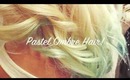 DIY Pastel Blue Ombre Hair Tutorial :)
