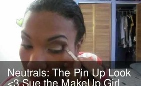 Neutrals: The Pin Up Look [w/ a twist]
