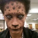 Leopard make-up