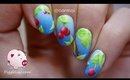Magical cherries nail art tutorial