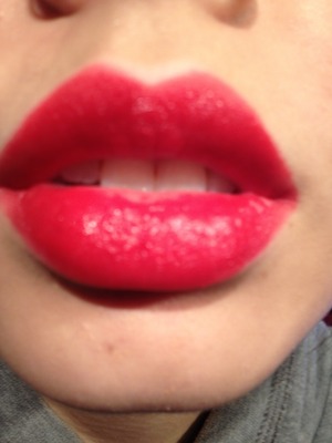 Used 170 alarm lipstick by Rimmel London 