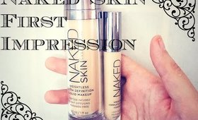 Urban Decay Naked Skin Foundation AND Concealer 1st Impression | Makeup Time!