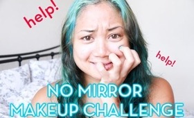 No Mirror Makeup Challenge (Kim Kardashian Look)