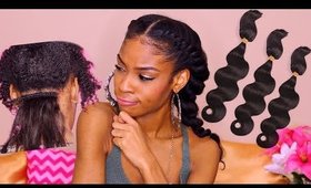 Braid in Bundles Review► 1 Hour Weave on Natural Hair