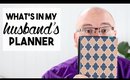 What's in My Husband's Planner?! | Planning for Men