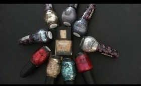 NAIL POLISH HAUL W/SWATCHES : GLITTERS FROM OPI & 1 BUTTER LONDON