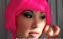 Nicki Minaj Electric Blue Shadow and Pink Wig Makeup Tutorial!