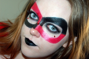 Super Villain Series: Harley Quinn. Tutorial for this look here: http://www.youtube.com/watch?v=c7TT6VsxItA