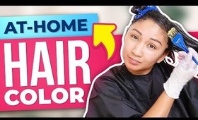 HOW I COLOR MY HAIR AT HOME! AT-HOME HAIR COLOR EXPERIENCE!