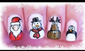 Advent Calendar | 21 - Christmas Friends nail art ✩ Martina Ek