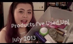 Products I've Used Up!|July 2013
