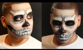 Easy Skull Makeup - Halloween