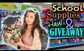 Back to School Supplies Haul 2014 + HUGE GIVEAWAY!!!