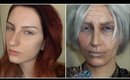 Old age makeup tutorial transformation / without prosthetics
