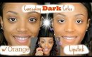 Concealing Dark Circles w/ Orange Lipstick