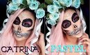 CATRINA Pastel Gotica Economica 💀 /️🎨  Pastel Goth Sugar Skull Makeup tutorial | auroramakeup