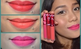 Lime Crime Velvetines Lip swatch and Review