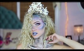 EASY Mermaid Hair, Makeup & Crown Tutorial ☆