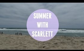 Summer with Scarlett 6: Beach Day & New Makeup | ScarlettHeartsMakeup