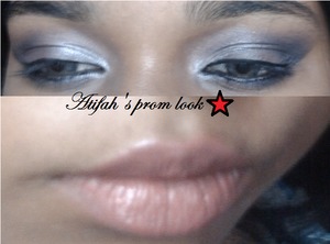 prom look lips and eyes
