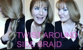 TWIST AROUND SIDE BRAID... EASIEST BRAID EVER! ! | TheInsideOutBeauty.com by Heidi