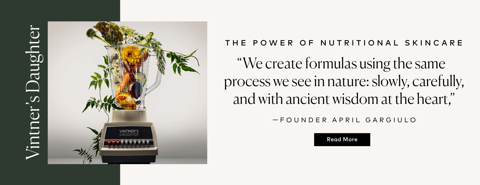 Read about how Vintner's Daughter's approach harnesses the power of natural, whole plants here at Beautylish.com