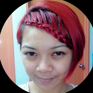 my first time doing my own braid on my own head on my own..hehehehe