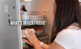 WHAT'S IN HER FRIDGE | Lily Pebbles