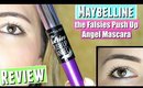 Maybelline the falsies PUSH UP ANGEL mascara review, Maybelline Falsies Angel Mascara REVIEW