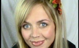 Fall makeup & DIY fall headband | Naturesknockout.com