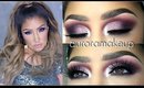Maquillaje de FIESTA rosa malva / Half Cut Crease party makeup tutorial | auroramakeup