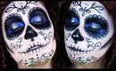 Mexican Sugar Skull Makeup; Día de los Muertos