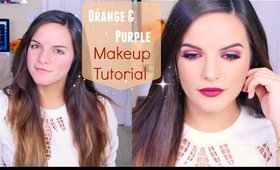 Orange & Purple | Fall Makeup Tutorial