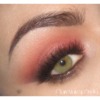 Summer Sunset - Warm Coral Smoky Eye makeup 