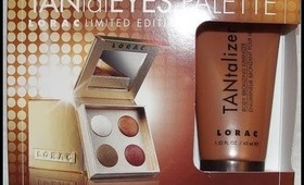 Review / Swatches:  LORAC TANtal Eyes Limited Edition Palette *Requested*