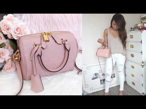 NEW Louis Vuitton Speedy B in Rose Poudre, Chatty Bag Reveal + Mini Review