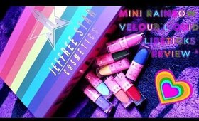 Jeffree Star Cosmetics Mini Rainbow Equality Velour Liquid Lipsticks Review