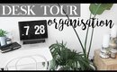 Desk Tour, Setup & Organization - How To Get The Perfect Workspace