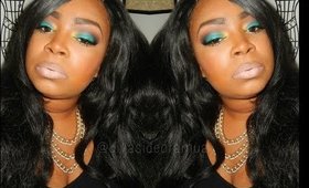 Teal & Brown Feat. Makeup Geek & Morphe Eye shadows