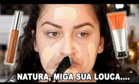 MAQUIAGEM SÓ COM PRODUTOS DA NATURA QUE NUNCA USEI! + SURPRESA! | Duda Fernandes