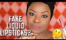 FAKE LIQUID LIPSTICKS??? Fake Makeup Tutorial #2 | Bellesa Africa