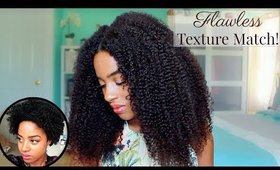 FLAWLESS U-Part Wig Texture Match! | HerGivenHair Initial Review