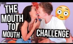 THE MOUTH TO MOUTH CHALLENGE!! | Mylifeaseva & Caspar Lee