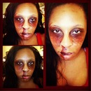 Bloody Face Makeup By Me