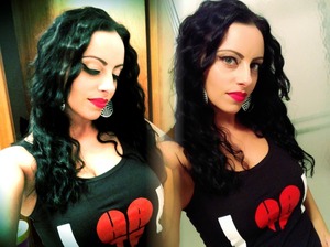 Tank top from Magu Clothing (@Maguclothing on Instagram) MAC RiRi Lipstick