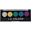 L.A. Colors 5 Color Metallic Eyeshadow Palette Lush
