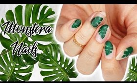 Minimalistic Monday No. 24 | Monstera/ Leaves Nails ♡