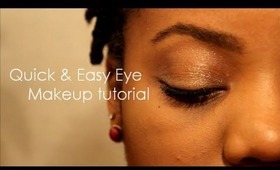 ♡ QUICKEST EYE MAKEUP TUTORIAL EVER! ♡