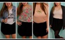 How To Style A Black Skirt: 4 Outfits!